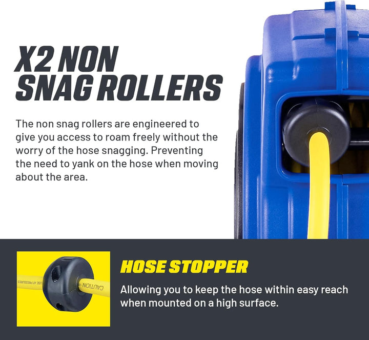 Goodyear retractable air compressor/wasserschlauchtrommel, max. 300psi (3/8 „x 65 ft) hybrid polymer