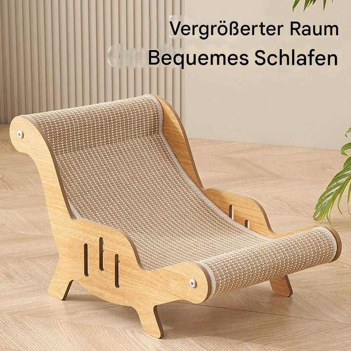 Katzenkratzer Lounge, Scratch Lounge Katzenbett | Kätzchen kratzen Liegesofa, Sisal Scratcher Bett G
