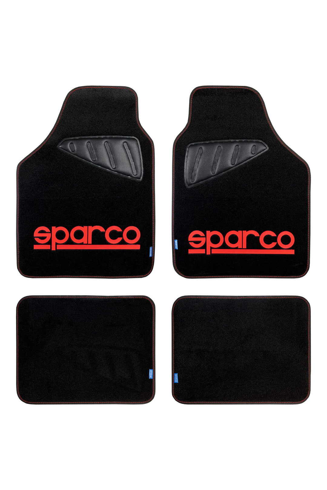 Walser 16993 Sparco SPC Autoteppich, Schwarz/Rot SPC TEPPICH