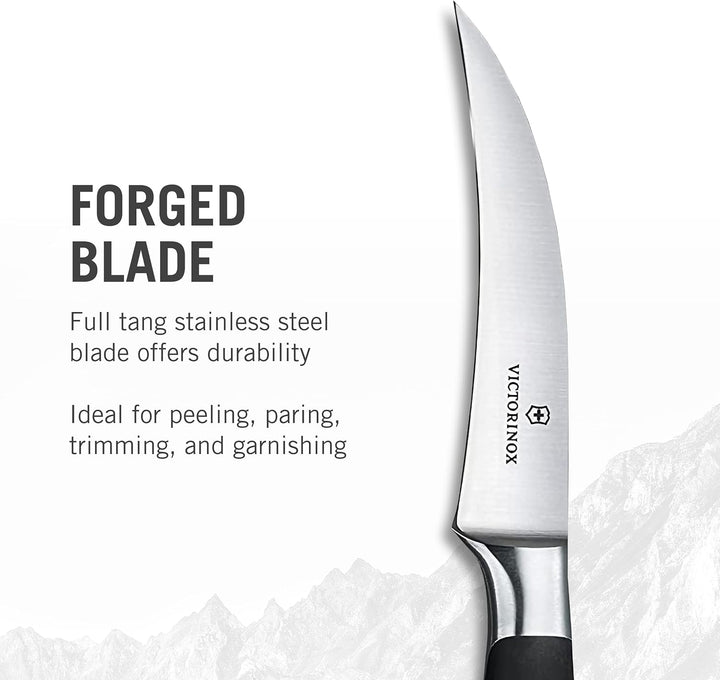 Victorinox, Grand Maître, Profi Tourniermesser, Extra Scharfe Klinge, gerader Schliff, 8 cm, Robuste