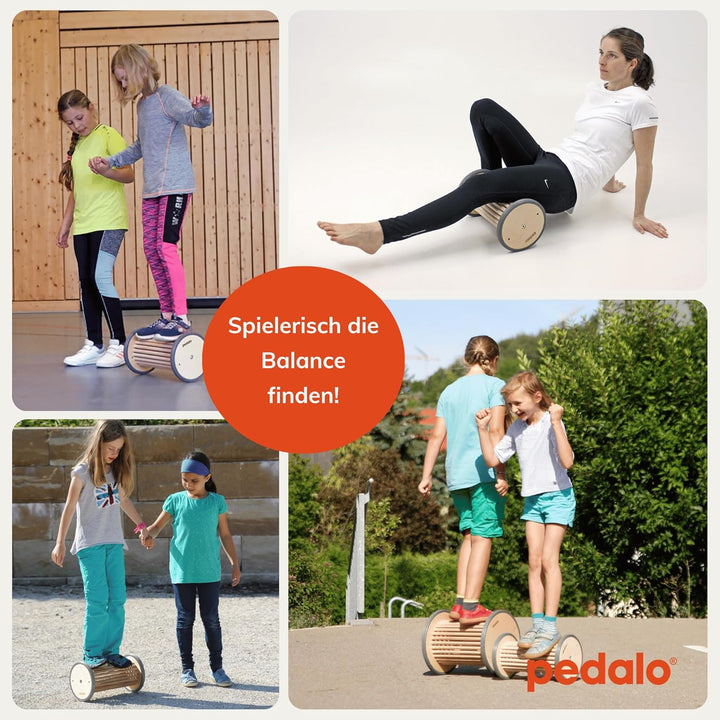 Pedalo Pedasan Ø 22 und Ø 32 cm I Fusstraining I Gesunder Fuss I Balance Rolle I Bärenrolle Ø 22 cm,