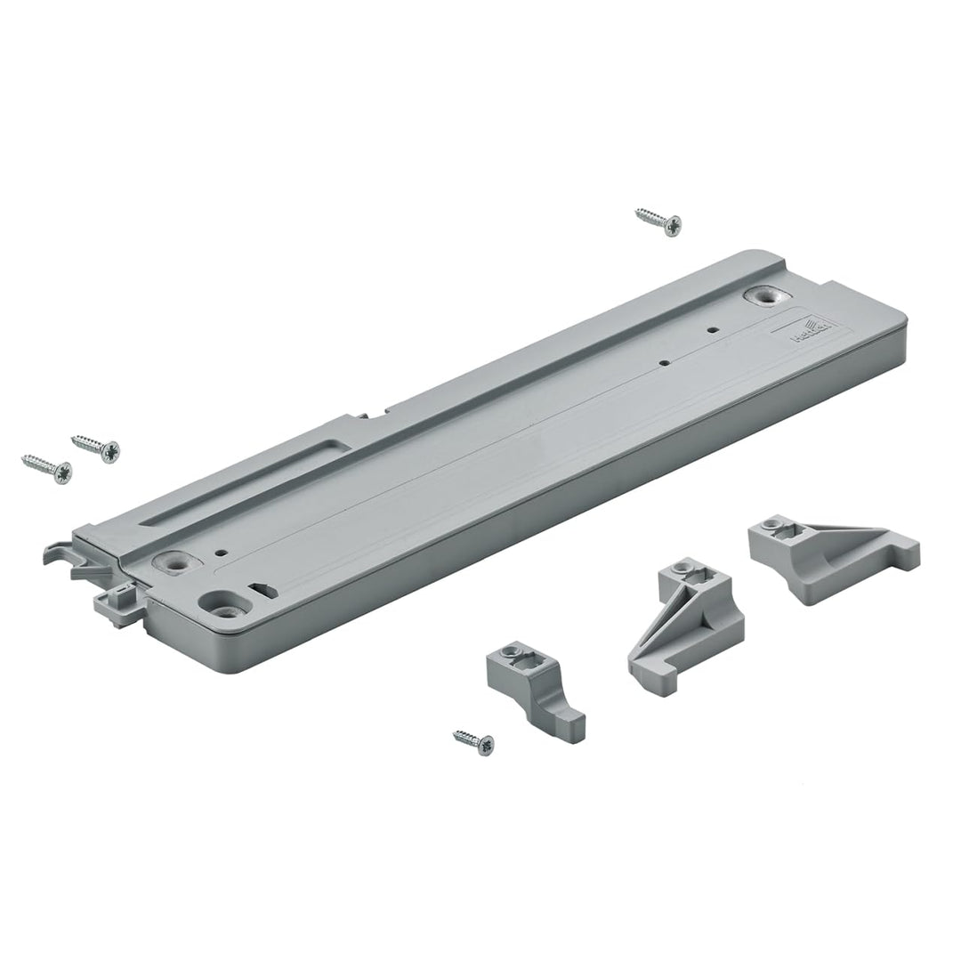 HETTICH 9242227 Top Line L Silent System Öffnungsdämpfung 2 türig 50kg, für Schiebetüren, Silber