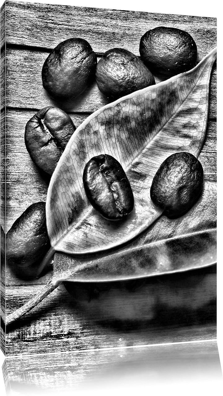 Pixxprint Kaffee Mahlen als Leinwandbild/Grösse: 100x70 cm/Wandbild/Kunstdruck/fertig bespannt, 100x