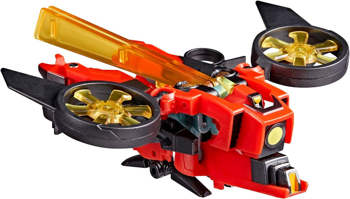 Transformers EarthSpark Figur Terran Twitch Deluxe Klasse 12,5 cm Roboter Spielzeug für Kinder ab 6