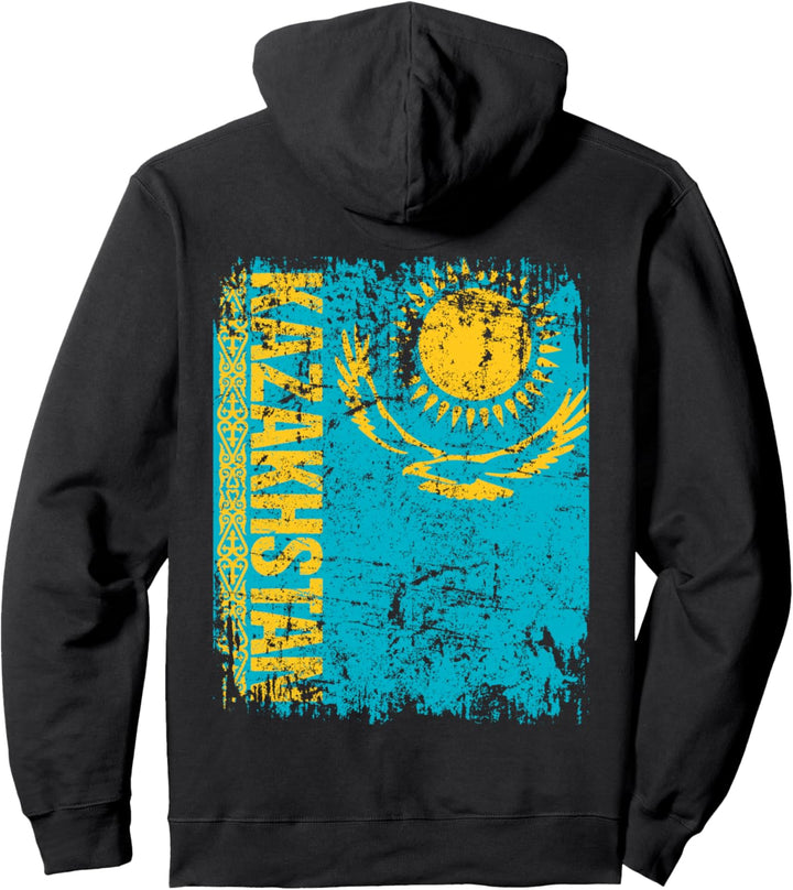 KASACHSTAN Flagge | Damen Herren Kinder KASACHSTAN Pullover Hoodie