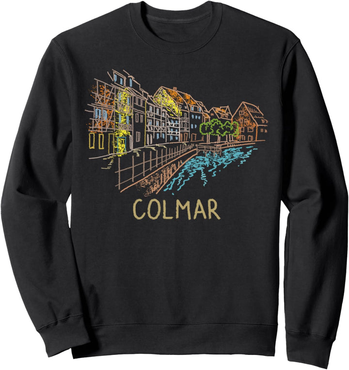 Colmar Frankreich Kunstgeschenk Männer Frauen Sweatshirt