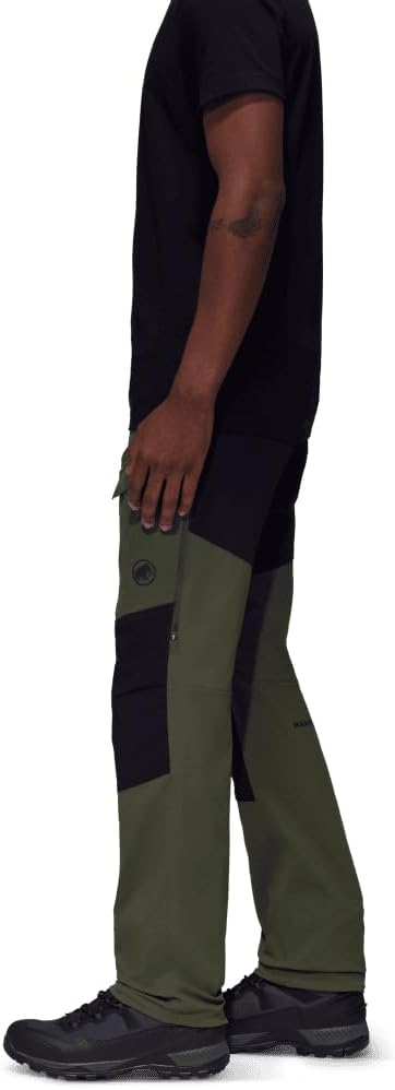 Mammut Herren Zinal Hybrid Hose Wanderhose Trekkinghose, 30 Dark Marsh-black