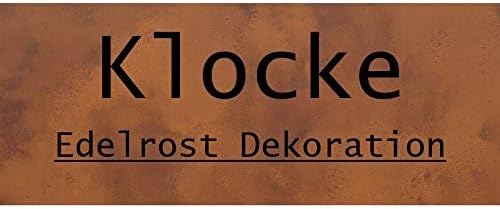 Schlichte & Rostige Gartenkugel - Grosse Dekokugel - Ø 50cm - Wetterfest & Frostsicher - Metall/Edel