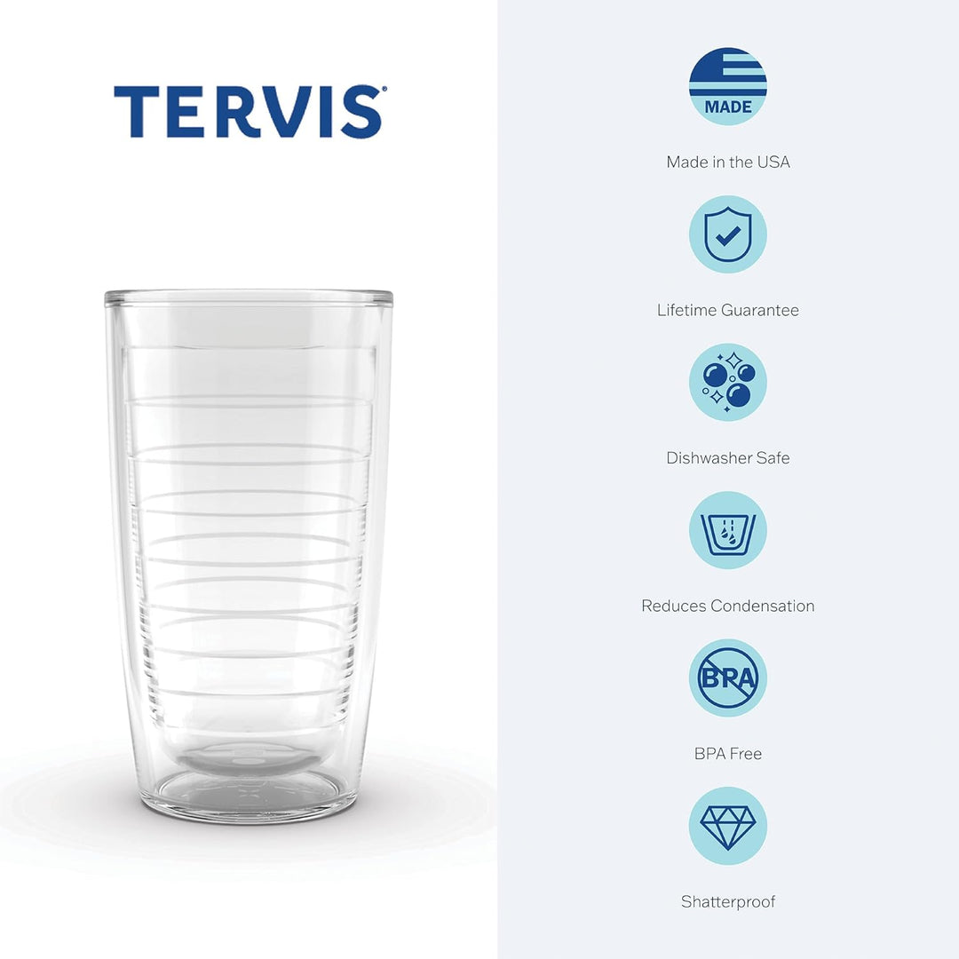 Tervis Florida A&M Rasslers Logo Becher mit Emblem und schwarzem Deckel, 473 ml, transparent Florida
