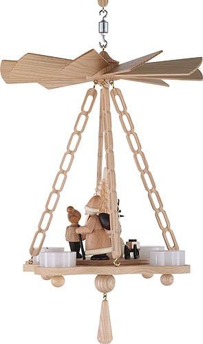 Volkskunstwerkstatt Unger Deckenpyramide - Hängepyramide mit Weihnachtsmotiv - Original Erzgebirge®