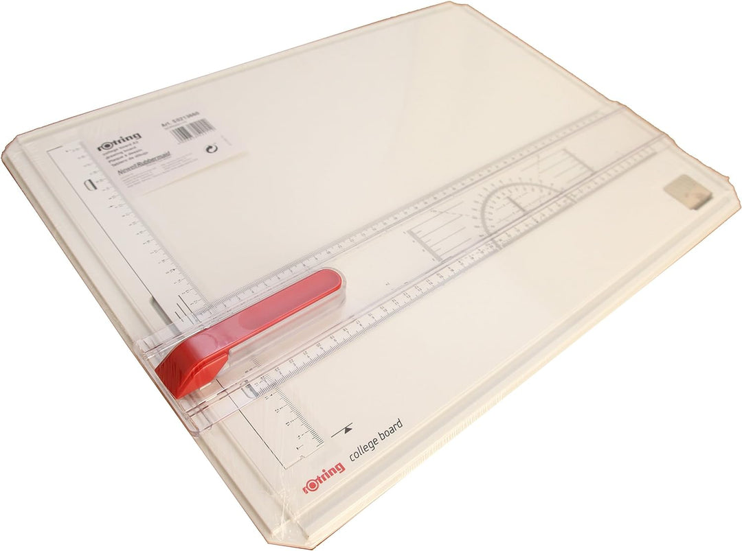 rOtring Zeichenplatte Collegeboard | A3 Zeichenbrett mit Lineal College Zeichenbrett A3, College Zei