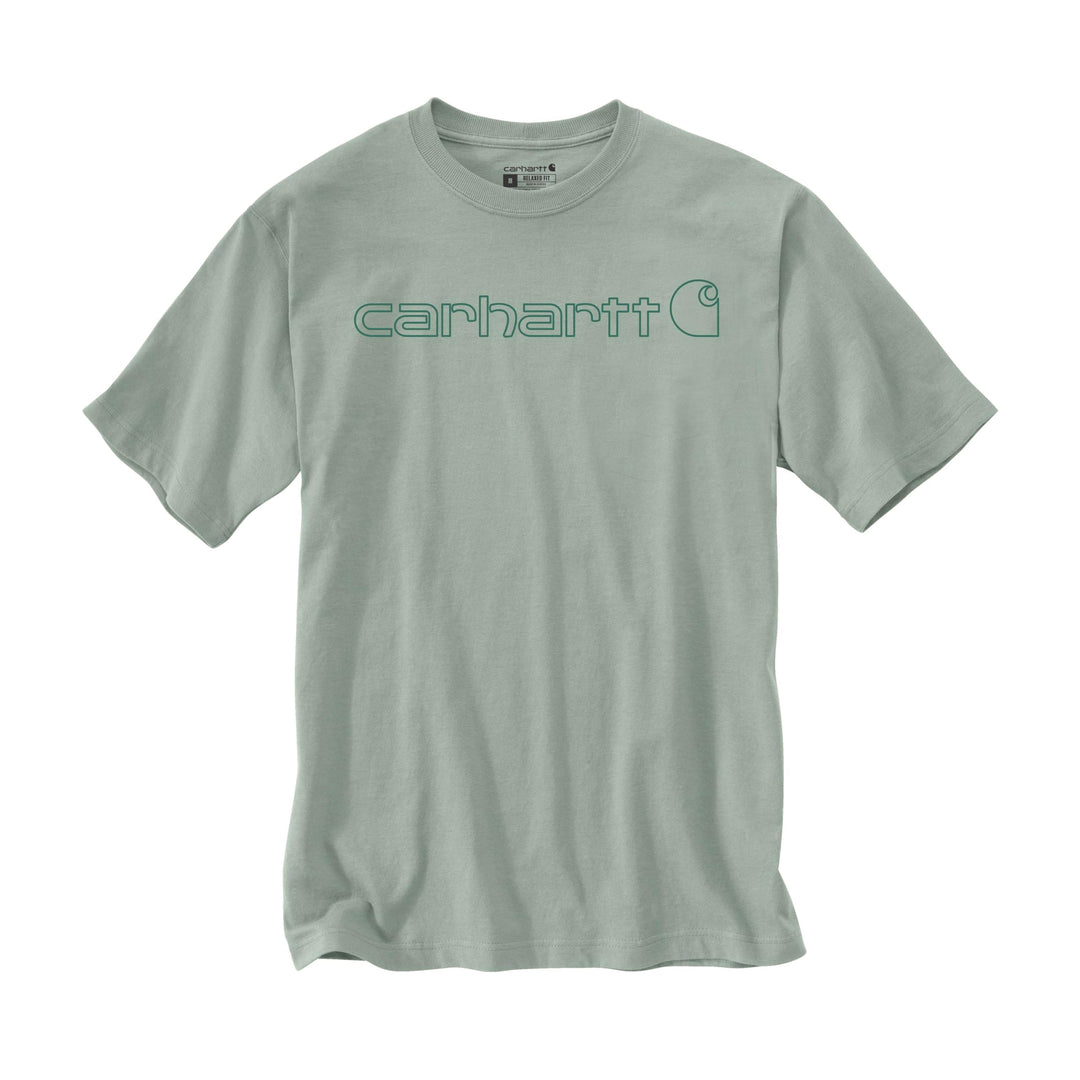 Carhartt Herren Core Logo S/S T-Shirt XS Seabrook, XS Seabrook