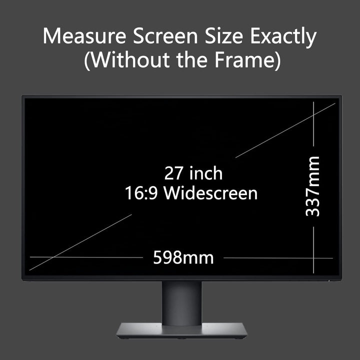 27 Zoll Computer Privacy Filter, Premium Blickschutzfilter, Robust und Wiederverwendbar, Privacy Fil