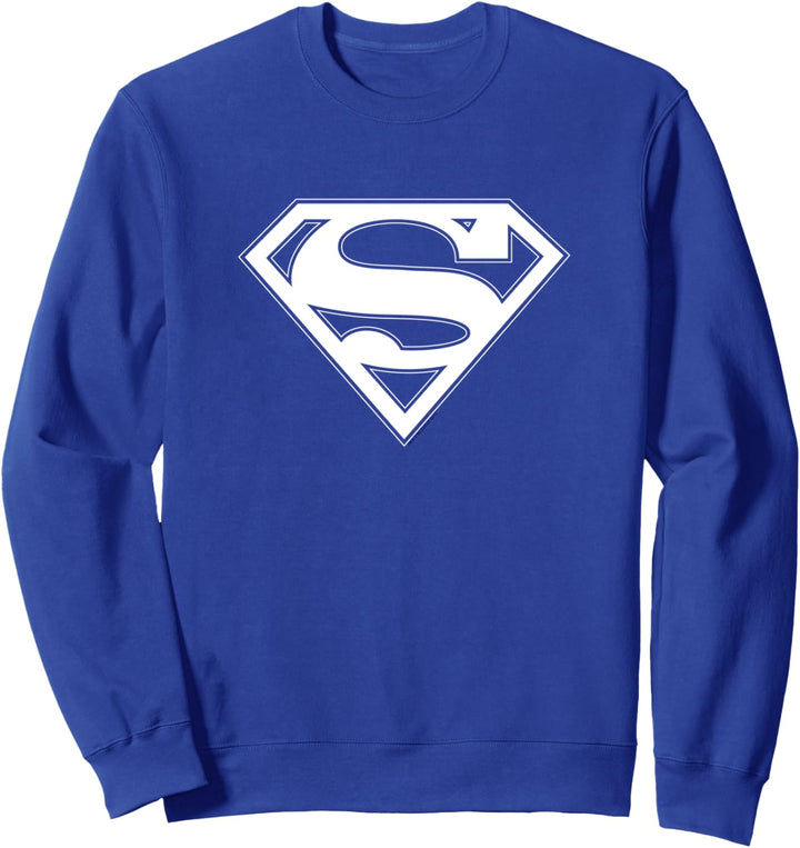 Superman Blue & White Shield Sweatshirt