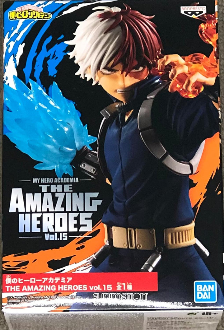 Banpresto My Hero Academia - Shoto Todoroki - Figurine Amazing Heroes 14cm