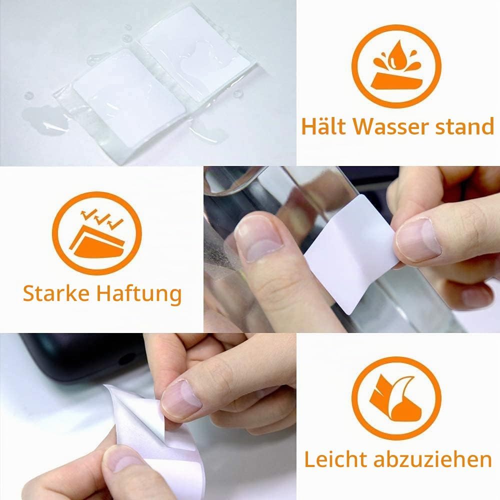 6 Rollen Phomemo M120/M110 Etiketten, 1.18"x 0.78" (30 x 20 mm) Thermoetikettenpapier für Phomemo M1