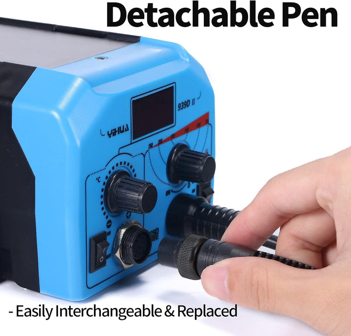 YIHUA 939D-II brandmalerei Brennschleife stift mit Holzbrennstift 2-IN-1 Holz Brennpeter mit 10 Holz