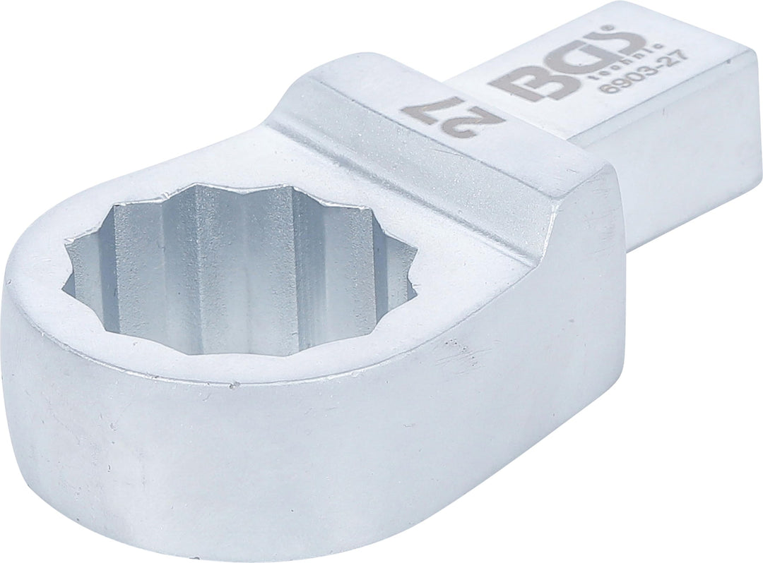 BGS 6903-27 | Einsteck-Ringschlüssel | 27 mm | Aufnahme 14 x 18 mm, 27 mm
