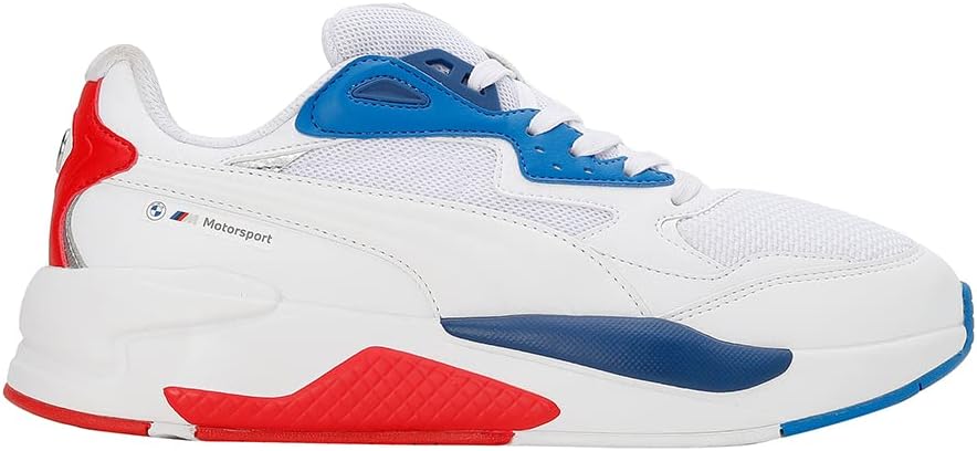 PUMA Herren BMW MMS X-ray Speed Sneaker 40.5 EU Puma White Pro Blue Pop Red, 40.5 EU Puma White Pro