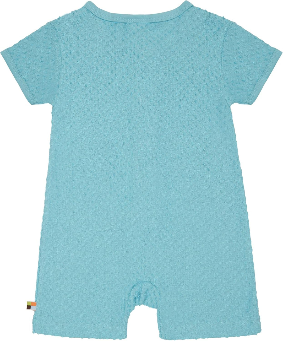 loud + proud Unisex Baby Frottee mit Punkten, GOTS Zertifiziert Spieler 62-68 Cyan, 62-68 Cyan