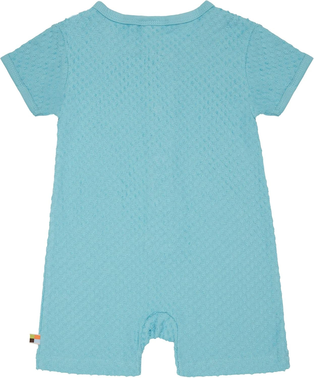 loud + proud Unisex Baby Frottee mit Punkten, GOTS Zertifiziert Spieler 50-56 Cyan, 50-56 Cyan