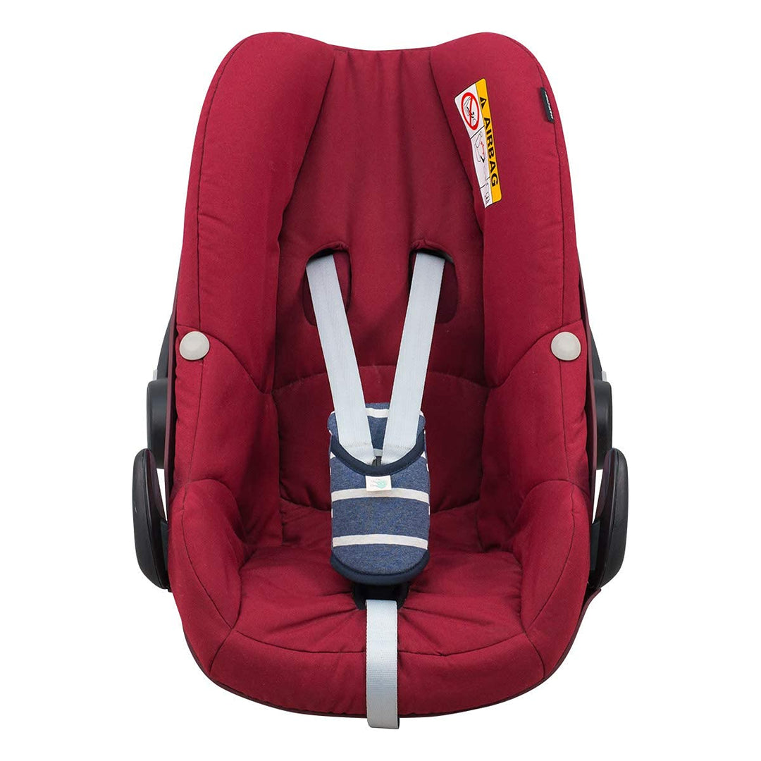 JYOKO KIDS Baumwoll-Schrittpolster für Autositz und Kinderwagen Gruppe 0 bis 3 Jahre, kompatibel mit