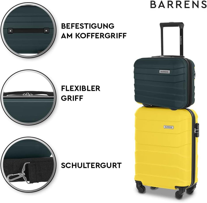 BARRENS Kosmetiktasche | Reiseetui mit Griff | Handgepäck | Zur Befestigung am Koffer oder zum Trage