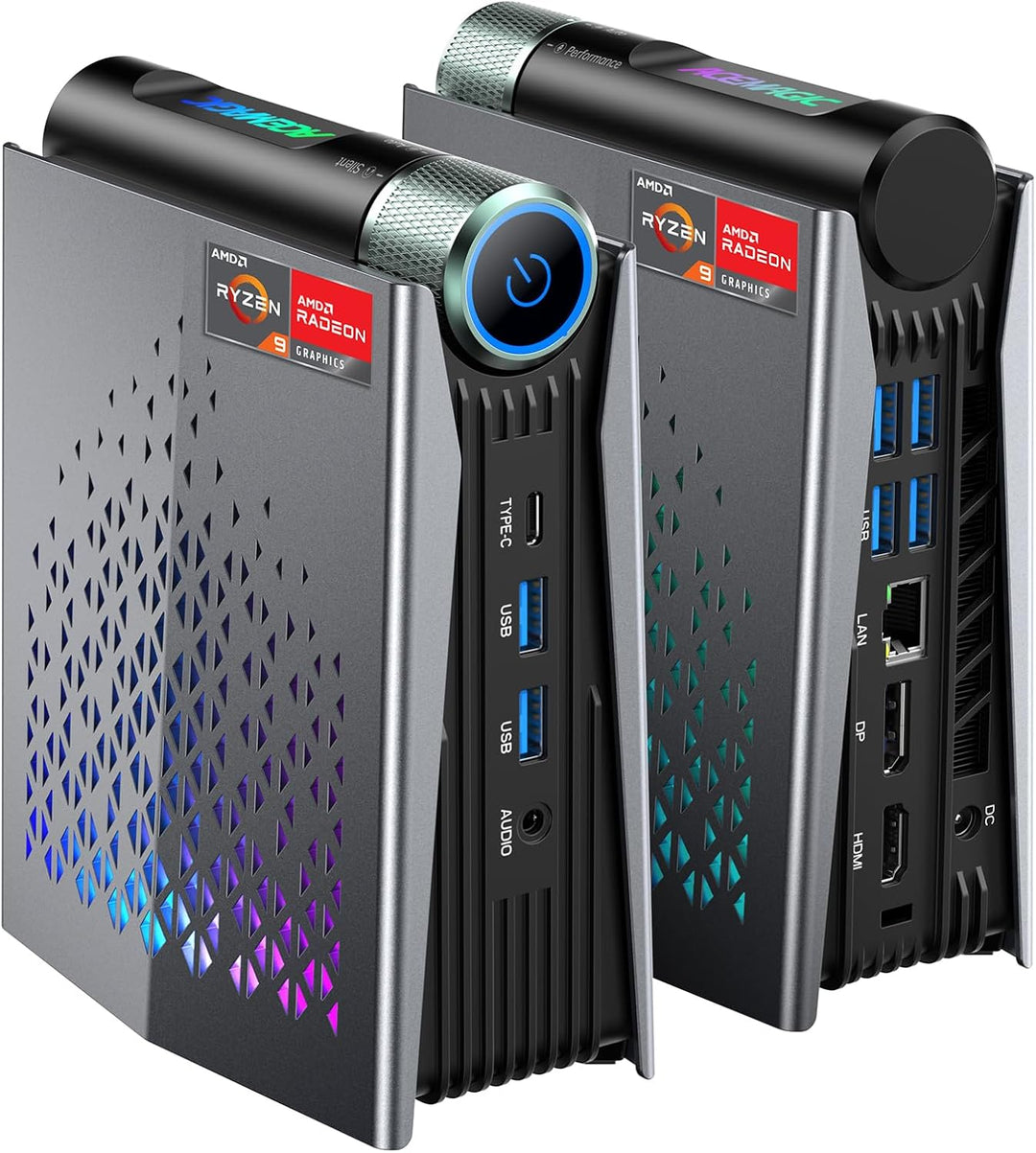ACEMAGICIAN S3A Mini PC Gaming, AMD Ryzen 9 6900HX (8C/16T,bis zu 4,9 GHz), 16GB DDR5 4800MHz 512GB