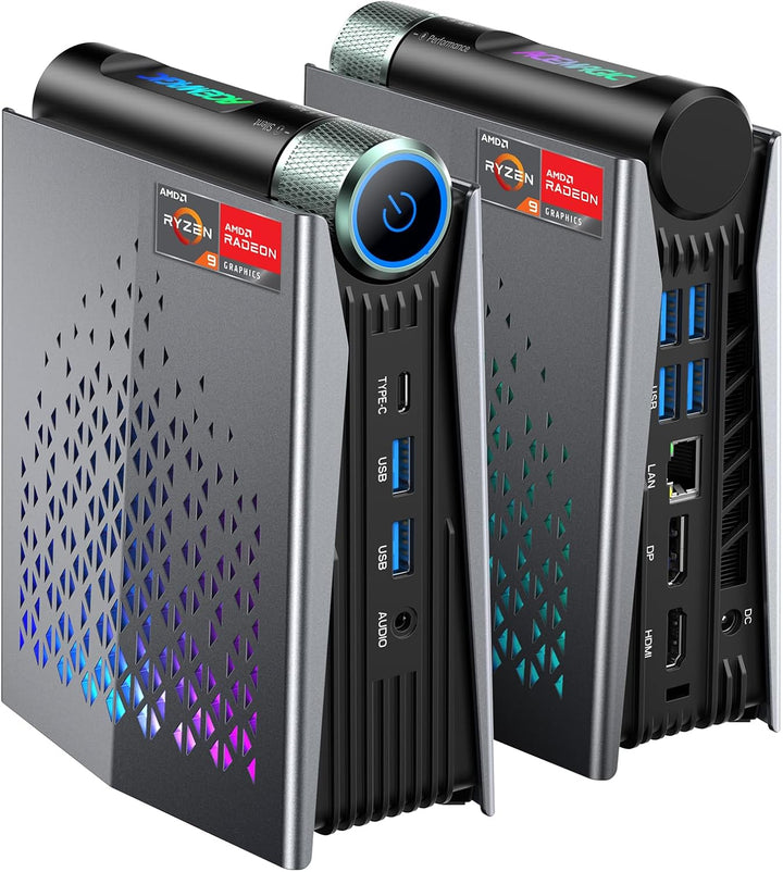 ACEMAGICIAN S3A Mini PC Gaming, AMD Ryzen 9 6900HX (8C/16T,bis zu 4,9 GHz), 16GB DDR5 4800MHz 512GB