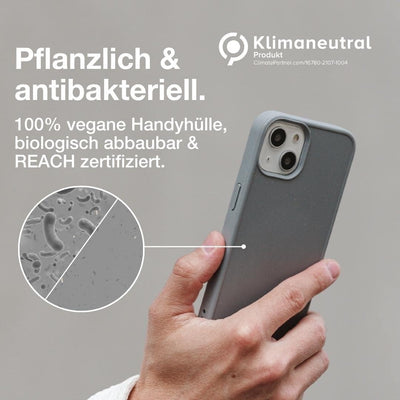 Woodcessories - Magnetische Antibakterielle Bio Hülle kompatibel mit iPhone 13 Mini Hülle mit Magnet