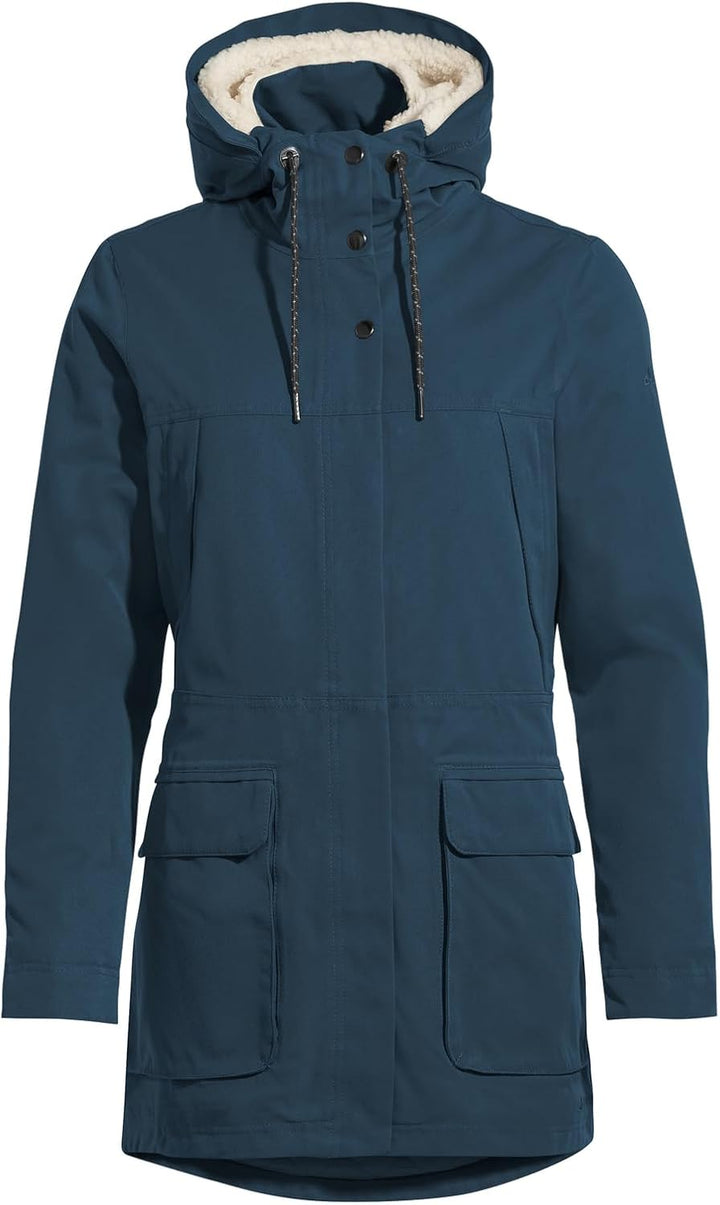 VAUDE Women's Manukau Parka II - Winterparka Damen 40 dark sea, 40 dark sea