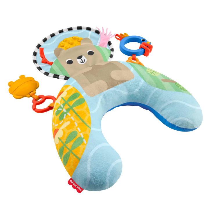 Fisher-Price Babyspielzeug Spielkissen für sensorische Abenteuer in Bauchlage, Körperstütze für Neug