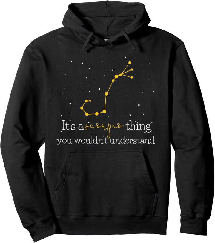 Lustiges Horoskop Skorpion Sternzeichen Pullover Hoodie