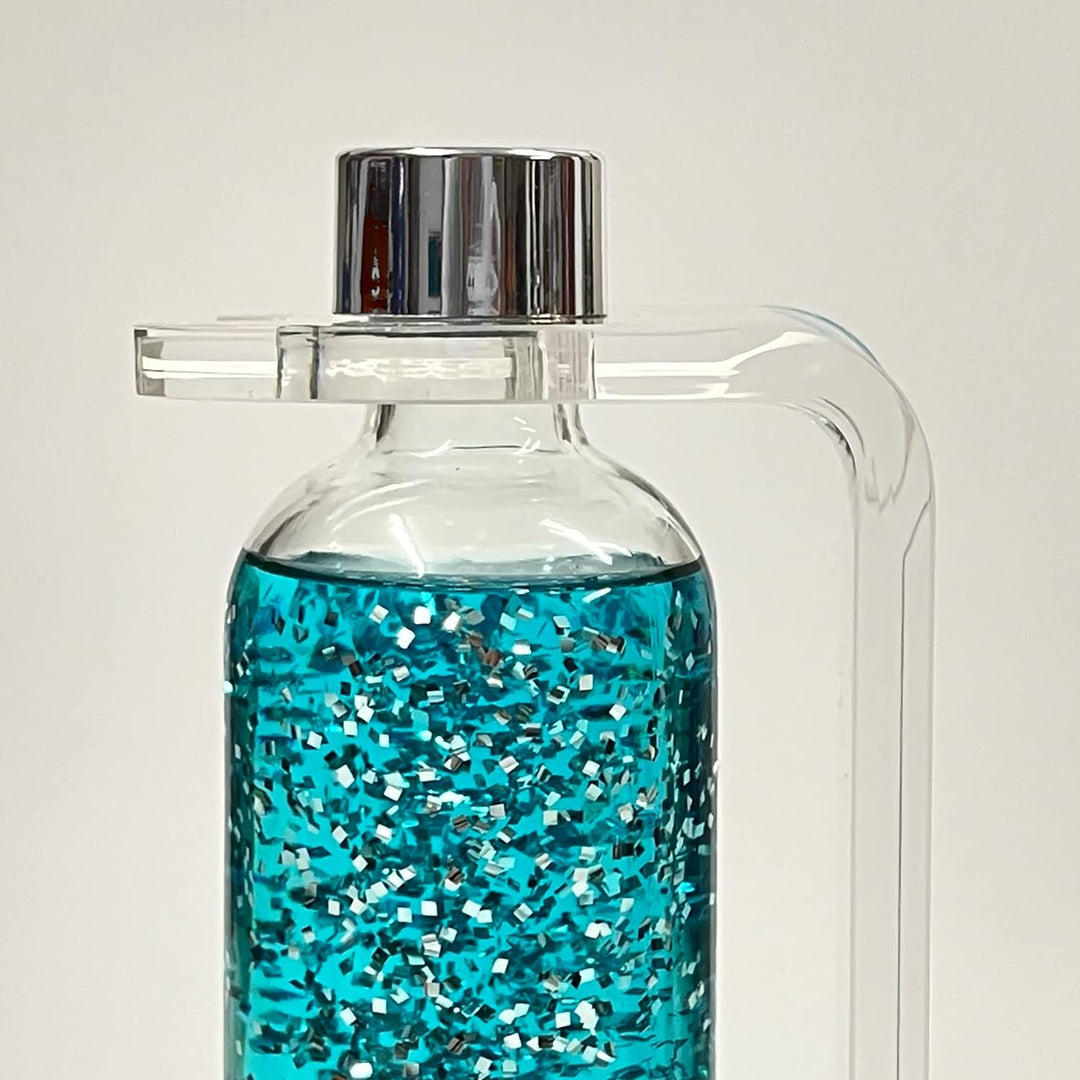 GOOLAMP CandleGlow C1 Glitter Teelicht-Lampe (Hell-Blau), Hell-blau