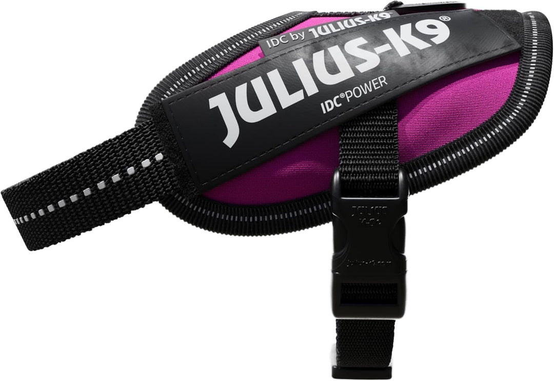 JULIUS K-9 IDC Powergeschirr, Grösse: 2XS / Baby 2, Dunkelpink, 16IDC-DPN-B2