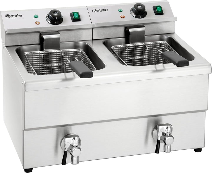 Bartscher Elektro Doppel-Fritteuse IMBISS II 2x 8L Gastronomiebedarf
