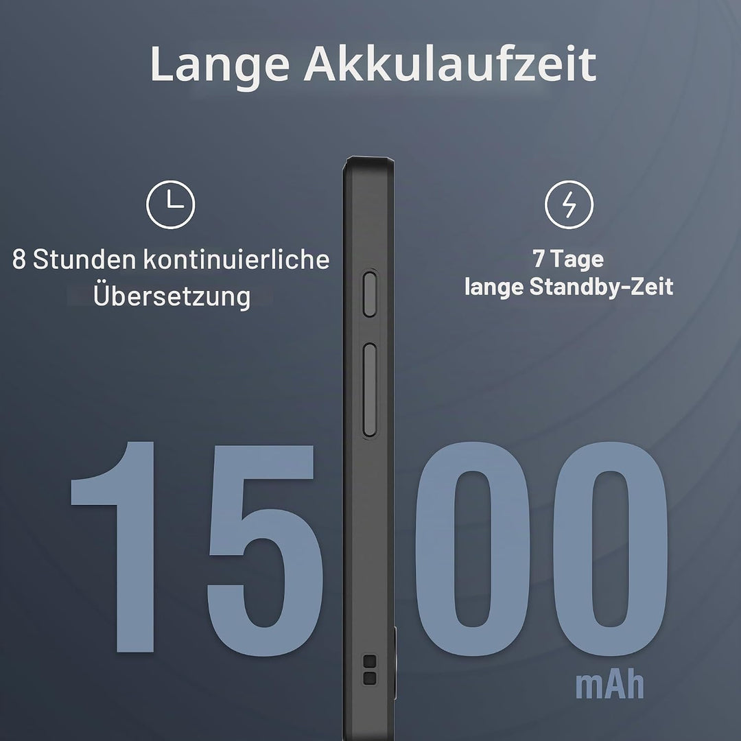 ANFIER Sprachübersetzer-Gerät, kein WLAN erforderlich, 2024 Sprachübersetzung, aktualisierter Offlin