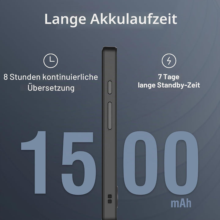 ANFIER Sprachübersetzer-Gerät, kein WLAN erforderlich, 2024 Sprachübersetzung, aktualisierter Offlin