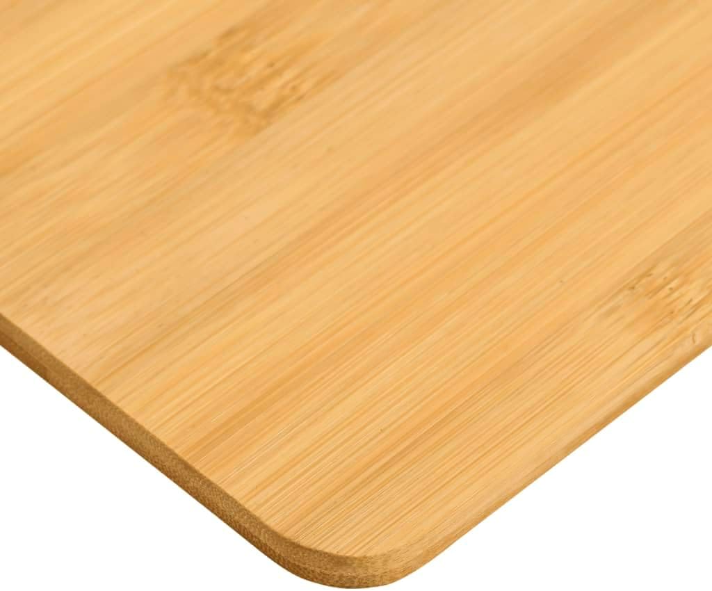 Frühstücksbrettchen aus Bambus 6 Stück 35x23x0,8 cm mit natürlichem Öl-Finish, leicht und robust, id