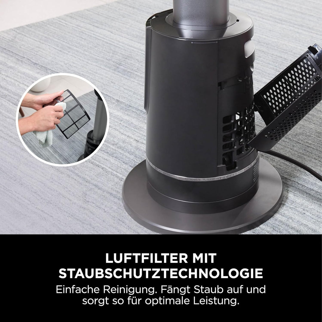 Shark TurboBlade Cool + Heat 2-in-1 Ventilator & Heizlüfter mit Thermo IQ, Fernbedienung & Oszillati