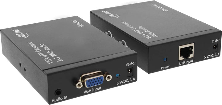 InLine 65012 VGA Extender/Verlängerung über UTP, mit Audio, bis 300m