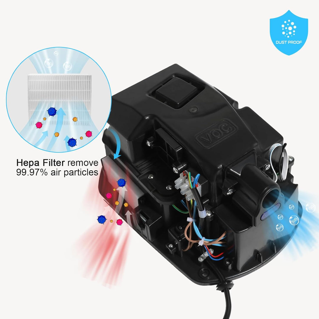QL Elektrische Händetrockner Automatische mit Hoher Geschwindigkeit,HEPA-Filter,Edelstahl,Wandmontag