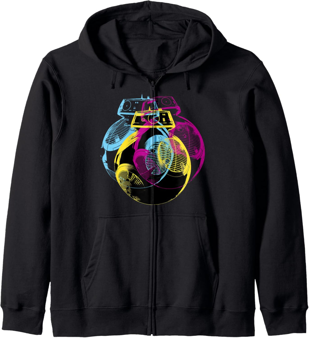 Star Wars Last Jedi BB-9 Neon Portrait Kapuzenjacke