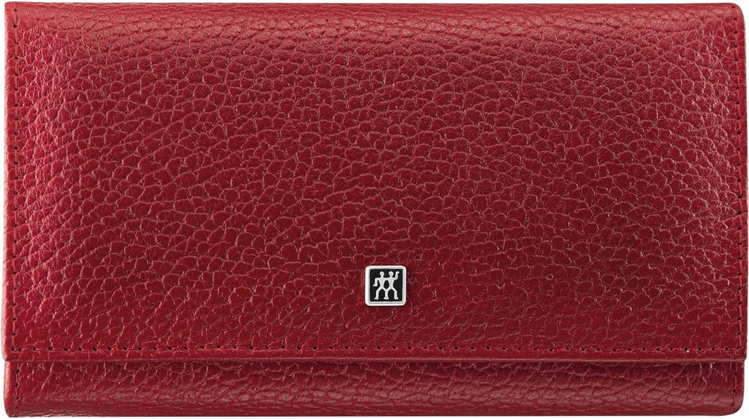 ZWILLING Maniküre und Pediküre Set, Reise Etui Set, Nagelpflege, Leder, 7-teilig, Rot Rot Single, Ro