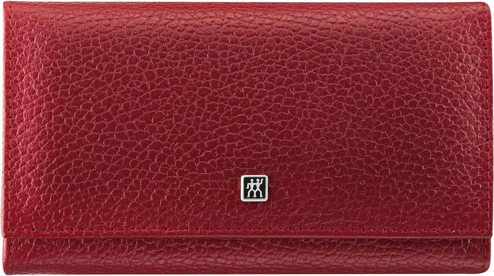 ZWILLING Maniküre und Pediküre Set, Reise Etui Set, Nagelpflege, Leder, 7-teilig, Rot Rot Single, Ro