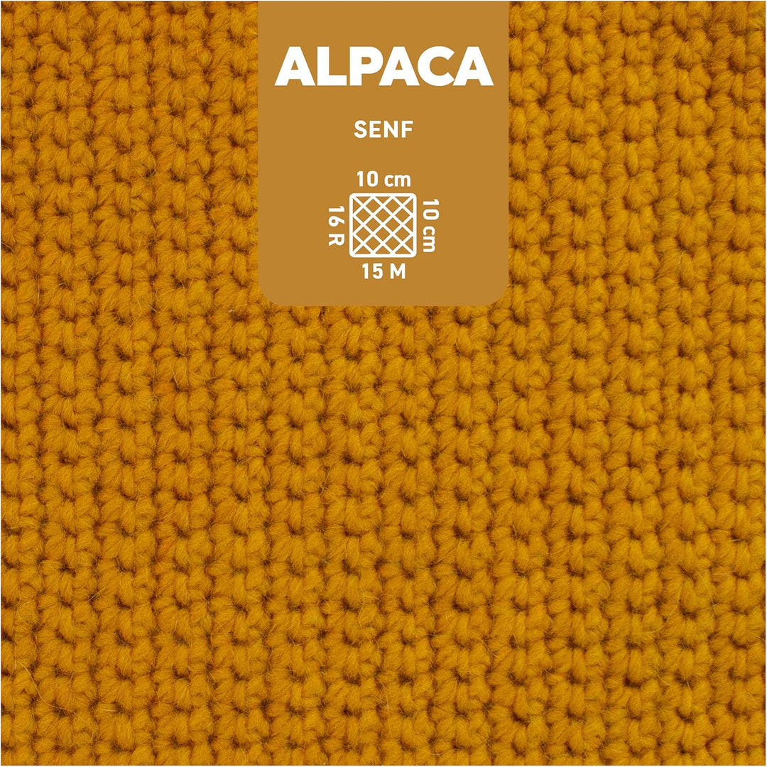 myboshi Alpaca-Wolle inkl. original Label in Lederoptik, zum Häkeln/Stricken, temperaturregulierend,