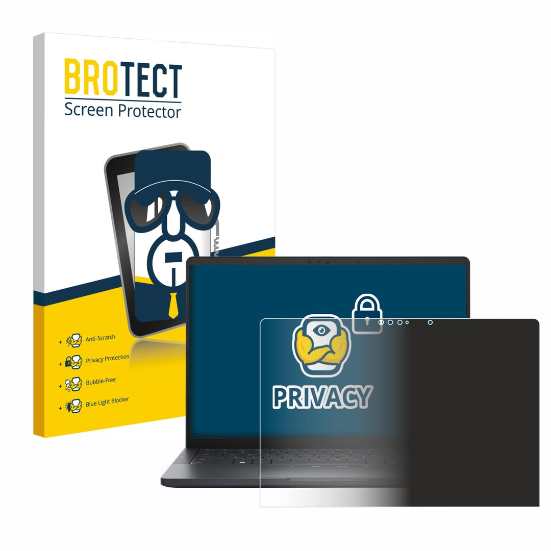 BROTECT Anti-Spy Blickschutzfolie für Dell Pro 13 Premium Privacy Screen Protector [Displayschutz-Fo
