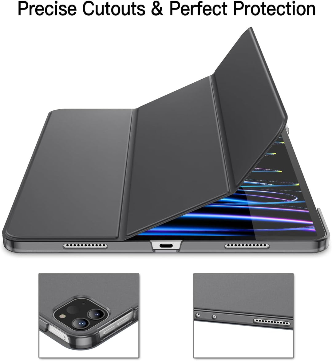 JETech Hülle für iPad Pro 12,9 Zoll (6./5. Generation, Modell 2022/2021), Unterstützung Pencil Aufla