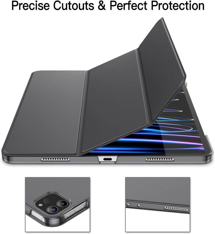 JETech Hülle für iPad Pro 12,9 Zoll (6./5. Generation, Modell 2022/2021), Unterstützung Pencil Aufla