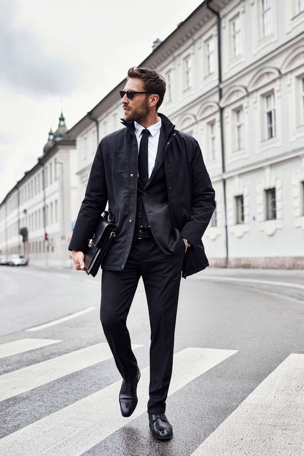 JP 1880 Herren grosse Grössen Übergrössen Menswear L-8XL Anzug KELTO, FLEXNAMIC®, bis Gr. 72/36 schw